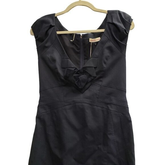 Rebecca Taylor Womens Dress Wool Blend Size 12 Lined Navy New‎ - Picture 12 of 15